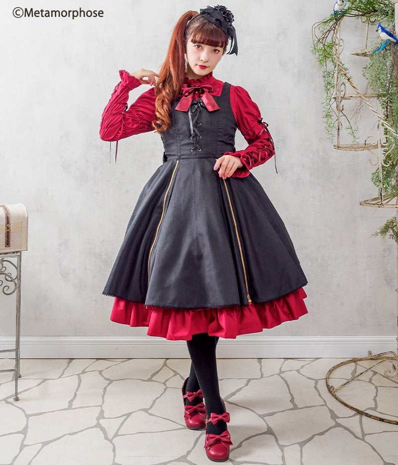 Gothic - Metamorphose Nostalgia Gothic Zipper JSK